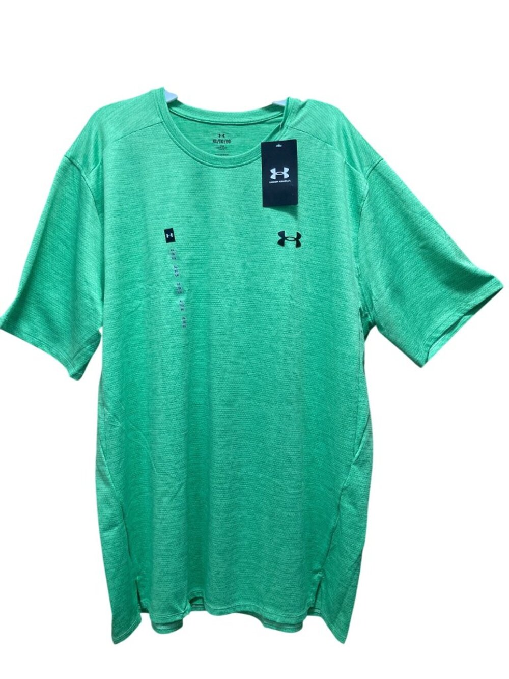 Under Armour Men's Tech Vent T-shirt Matrix UA Tech Vent Crewneck Green XL NEW